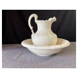 Ceramic Pitcher & Basin