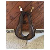 Leather and Brass Horse Collar