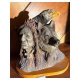 Native American Resin Sculpture