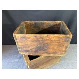 2 Vintage Wooden Crates