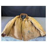 Carhart Jacket w Corduro Coller & Cinch Waist.