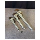 Ridged Pipe Wrenches 814, 818, 824