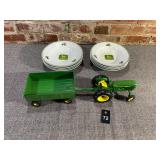 John Deere Bowls & Die Cast Tractor
