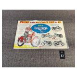 1961 Triumph Advertisement Poster
