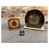 Vintage Lux & Telecon Desk Clocks