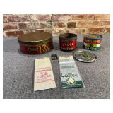 Vintage Coffee Tins, Advertising