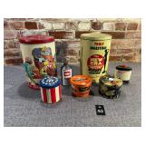 Food & Household Items Tin Advertising Cans