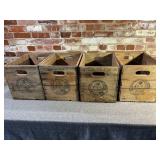 4 Clicquot Club Crates