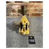 Chalkware Doghouse Lamp