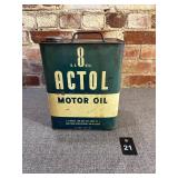 Actol 8 Qts Motor Oil Can