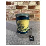 Wolverine Dutch Scene Tin Litho Toy Trash Can
