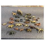 Collection of Vintage Toy Animals