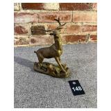 Cast Metal Spelter Deer Figurine