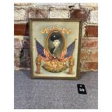 WWII Framed Photo of US Army Soldier