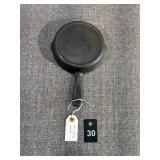 Unmarked Two Dot No 3 Cast Iron Skillet