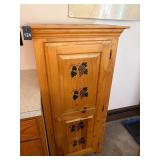 Single Door Cabinet w Grape Motif