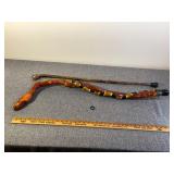 Hand Carved Walking Sticks
