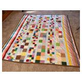 Handstitched Quilt No. 4, 80"x91"