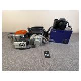 3 Canon Cameras, 1 Kodak