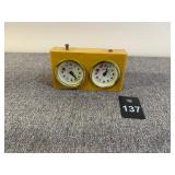 BHB Mechanical Analog Chess Clock, West Germany