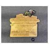 Laser Etched PITTSBURGH Bamboo Serving Board