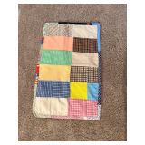 Handstitched Quilted Pillowcase 20"x33"