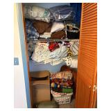 Contents of Closet: Linens