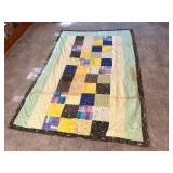 Handstitched Quilt No. 12, 61"x88"