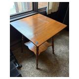 2-Tier Wooden Side Table