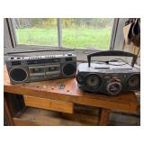 Magnavox SR3000 & Sony CDF-670 Boomboxes