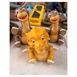 1988 Land Before Time Dinosaurs Hand Puppets