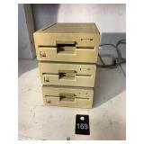3 Apple Disc Drives