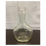 Vintage Seasons greetings Turkey Embossed Bottle