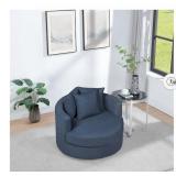 Home to Office Dalton Swivel Chair - Blue new in b