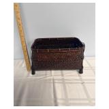Vintage bamboo basket