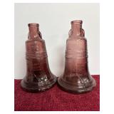 2 Vintage Wheaton Liberty Bell bottles