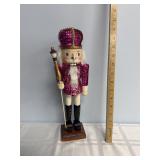 Pink sequin Nut cracker