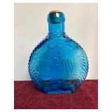 Clevenger Bros 'Texas Sesquicentennial' blue glass