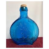 vintage Clevenger Bros Jersey Devil blue glass ban