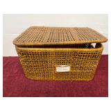 Vintage Hand Woven storage basket