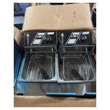 Double Fryer open box