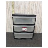 3 drawer plastic organizer