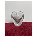 Blenko Glass Heart-Shaped Bud Vase