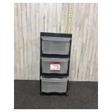 3 tier skinny organizer rack on wheels