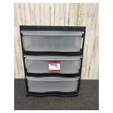 3-Drawer Storage Cart, featuring a durable plastic