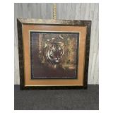 framed tiger picture from Home Interiors & Gifts