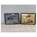 U.S. Army UH-60A Black Hawk print and U.S. Navy SH