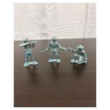 3 1950 toy civil war soldiers