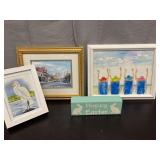 Home decor framed art