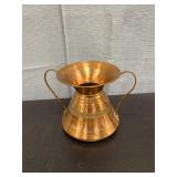 vintage copper amphora or vase